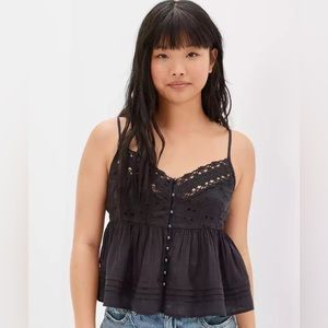 American Eagle babydoll tank top